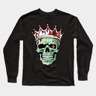 Bloody Skull Long Sleeve T-Shirt